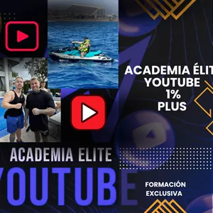 Imagen de portada para Curso online Academia Élite Youtube 1% Plus 👑