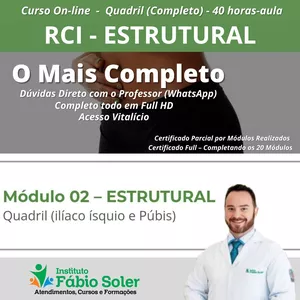 Imagem de capa para o Curso online RCI - ESTRUTURAL - Mod. Quadril 