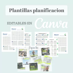 Imagen de portada para Ebook Plantillas Editables  Canva Deportivas  