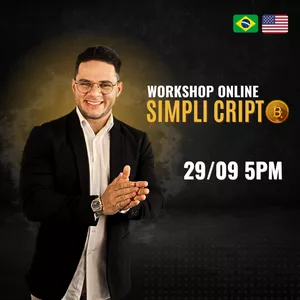 Imagem de capa para o Evento online Simpli Cripto Workshop