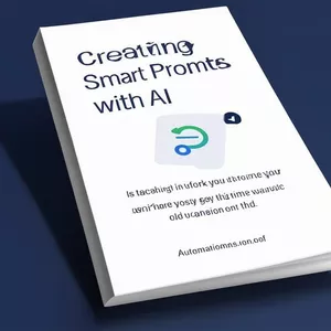 Imagem de capa para o Ebook Ebook - CRIANDO PROMPTS INTELIGENTES COM IA