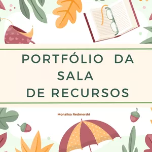 Imagem de capa para o Ebook Portfólio da sala de Recursos