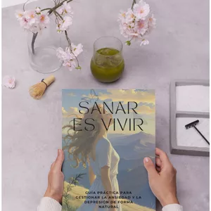 Imagen de portada para Ebook SANAR ES VIVIR: Guía práctica para gestionar la ansiedad y la depresión de forma natural