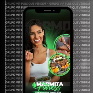 Imagem de capa para o Ebook Curso Online Completo MARMITA FITNESS - PLR
