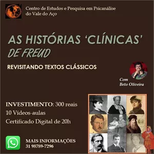 Imagem do curso AS HISTÓRIAS ‘CLÍNICAS’ DE FREUD - Revisitando textos clássicos