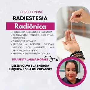 Imagem de capa para o Curso online Curso de Radiestesia e Radiônica