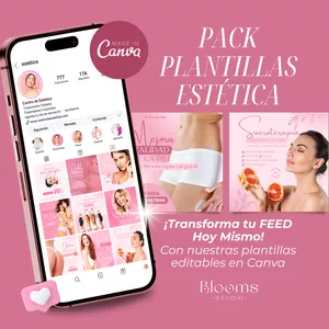 Imagen de portada para Ebook Plantillas Canva Editables Estética