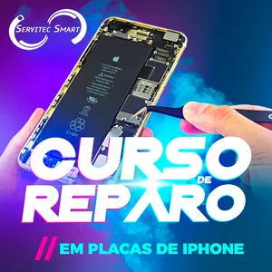 Imagem de capa para o Curso online Curso de reparo em placas de iPhone e Técnicas de Microsoldagem