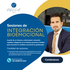 Imagen de portada para Servicio online Sesiones de Acompañamiento de Integración Bioemocional. Descubre el origen emocional de tus desafíos*