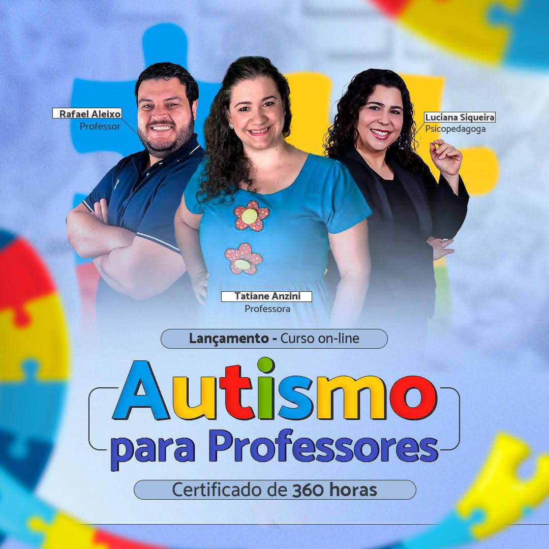 Autismo Turma da Tia Tati para professores Curso.blog.br