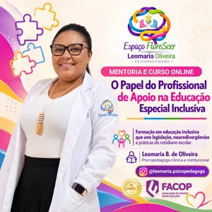 Imagem do curso O PAPEL DO PROFISSIONAL DE APOIO NA EDUCAÇÃO ESPECIAL INCLUSIVA