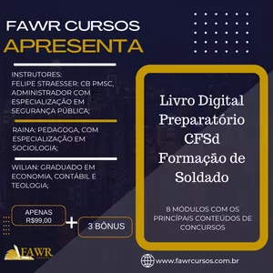 Imagem do curso Preparatório CFSd Formação de Soldado