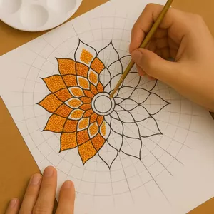 Imagen de portada para Curso online Pack creativo de plantillas para puntillismo