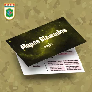 Imagem de capa para o Curso online MAPAS BIZURADOS - INGLÊS ESA  