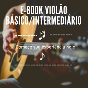 Imagem de capa para o Ebook Apostila de Violão Básico/Intermediário 