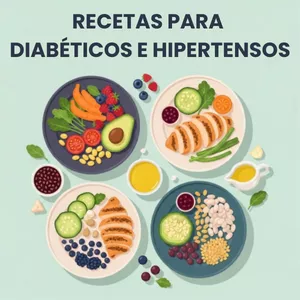 Imagen de portada para Curso online +80 Recetas para Diabéticos e Hipertensos