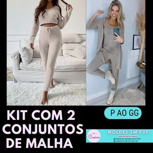 Imagem de capa para o Ebook Kit de Conjuntos em malha