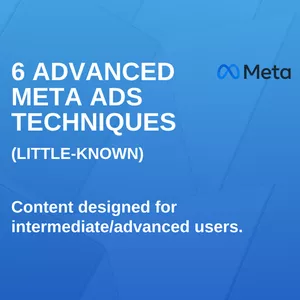 Cover image for Ebook Advanced Meta Ads Techniques (Lesser-Known)