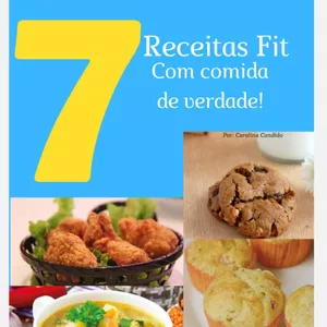 Imagem de capa para o Ebook 7 Receitas fit com comida de verdade