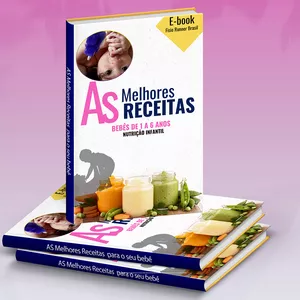 Imagem de As melhores receitas para bebês de 1 a 6 anos criado por Fisio Runner Brasil na hotmart