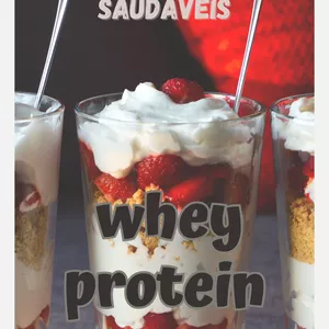 Imagem de capa para o Ebook Receitas Práticas Whey Protein 