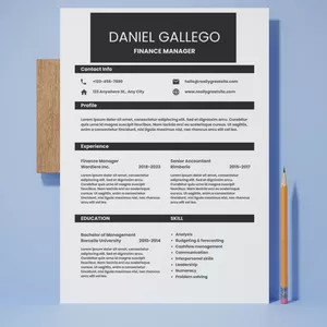 Cover image for Ebook Simple ATS Resume Template, Pages, Canva Template, No Photo CV Template, Minimalist Resume, Clean Professional Format, One Page Resume
