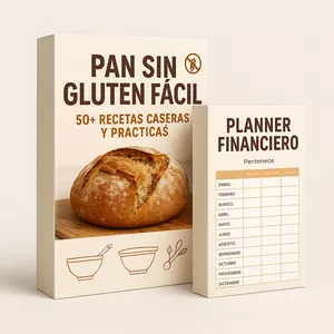 Imagen de portada para Ebook “Pan Sin Gluten Fácil: Guía Completa con 50+ Recetas Caseras”
