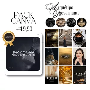 Imagem de capa para o Curso online Pack Canva Arquétipo Governante