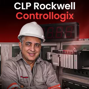 Imagem de capa para o Curso online Programação em CLP Rockwell ControlLogix