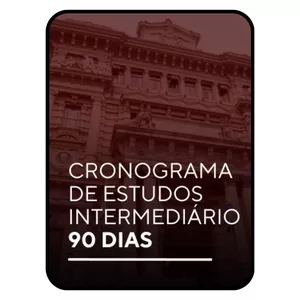 Imagem de capa para o Curso online Cronograma de Estudos Intermediário (90 dias) Escrevente TJ-SP