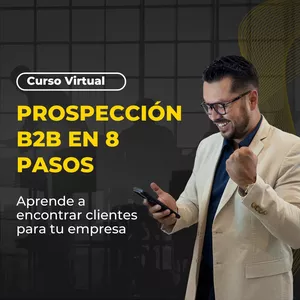 Imagen de portada para Curso online Prospección de ventas B2B  en 8 pasos