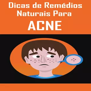 Imagem de capa para o Ebook Dicas de Remédios Naturais Para Acne