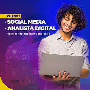 Imagem do curso SOCIAL MEDIA e ANALISTA DIGITAL