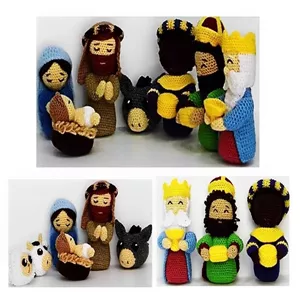 Imagem de capa para o Ebook Receita em PDF - Anjos e Presépio Amigurumi