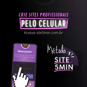 Crie Páginas pelo Celular - Método Site 5 Min