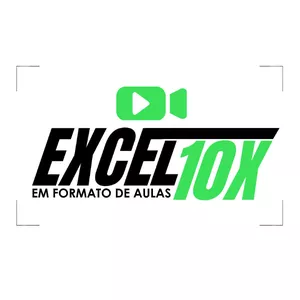 Imagem de capa para o Curso online Excel 10x em formato de aulas