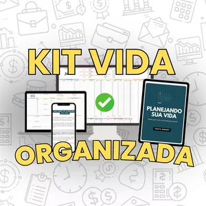 Imagem de capa para o Ebook Kit Vida Organizada