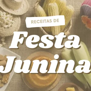 Imagem de capa para o Ebook eBook Receitas de Festas Junina