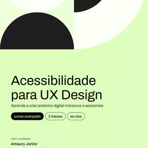 Imagem de capa para o Curso online Acessibilidade para UX Design | TheStarter