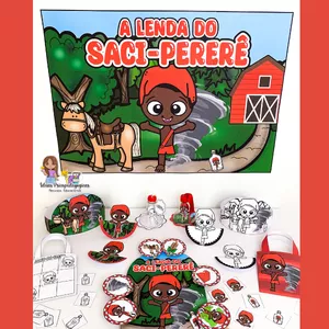 Imagem de capa para o Ebook Kit Lenda do Saci – Folclore Brasileiro