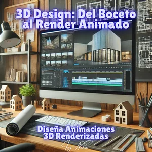 Imagen de portada para Curso online 3D Design: Del Boceto al Render Animado - Diseña Animaciones 3D Renderizadas