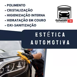 Garagem 18 Estética Automotiva Fature de R$: 5 até 10 mil por mês 