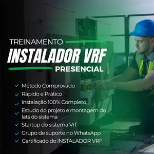 Imagem de capa para o Evento presencial TREINAMENTO INSTALADOR VRF