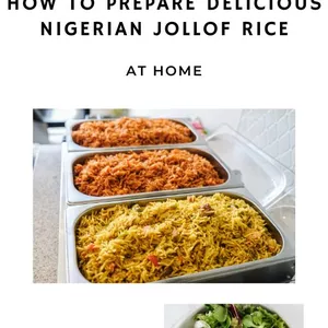 Cover image for Ebook Introducing a healthy  Africa lunch, how to prepare delicious Nigerian Jollof rice.