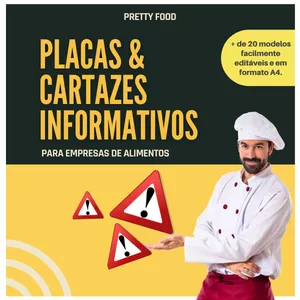 Imagem de capa para o Curso online Placas e Cartazes Informativos para empresas de Alimentos 