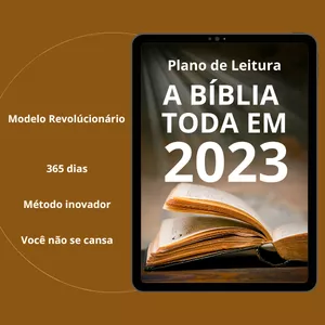 Imagem de capa para o Ebook Plano de Leitura da Bíblia - 2023