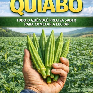 Imagem de capa para o Ebook Guia do Quiabo Lucrativo :Tudo o que você precisa saber para começar a produzir e lucrar com quiabo