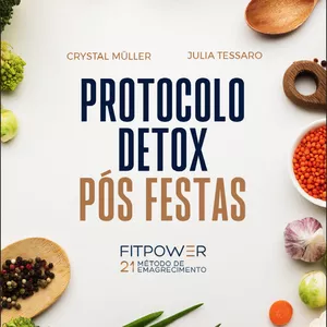 Imagem de capa para o Ebook PROTOCOLO DETOX PÓS FESTAS