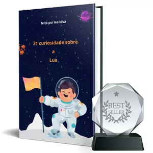 Imagem de capa para o Ebook 31 curiosidade sobre a lua