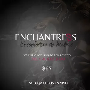 Imagen de portada para Curso online ENCHANTRESS: Encantadora de hombres.